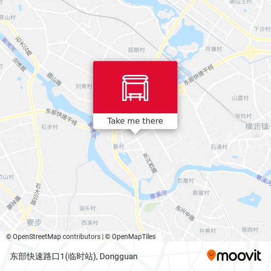 东部快速路口1(临时站) map