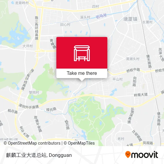 麒麟工业大道总站 map