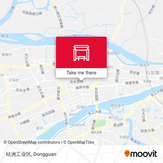 桔洲工业区 map
