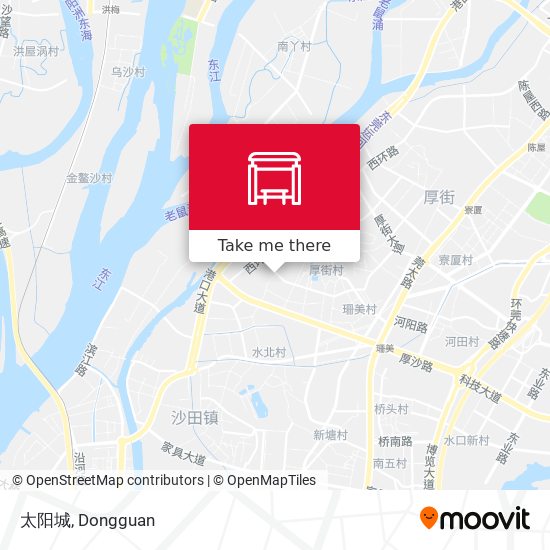 太阳城 map
