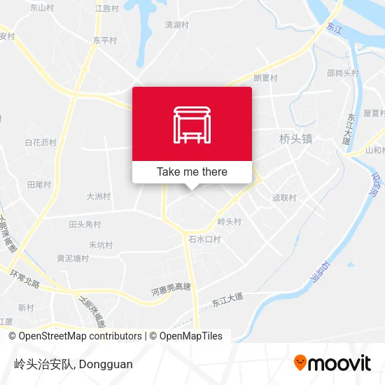 岭头治安队 map