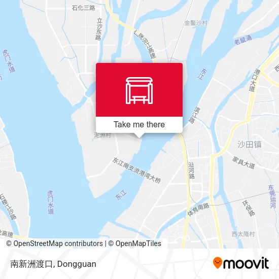 南新洲渡口 map