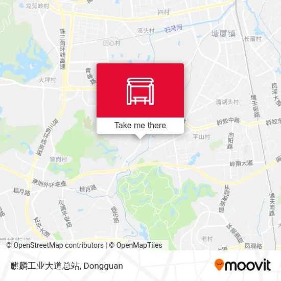 麒麟工业大道总站 map