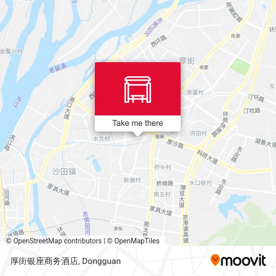厚街银座商务酒店 map