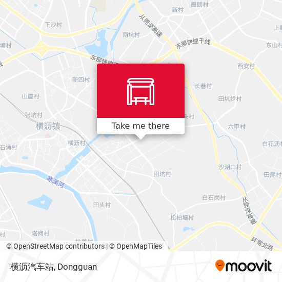 横沥汽车站 map