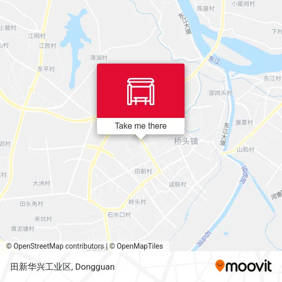 田新华兴工业区 map