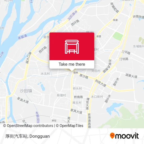 厚街汽车站 map