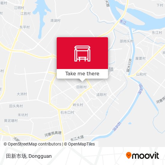 田新市场 map