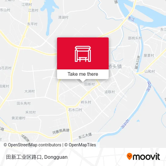 田新工业区路口 map