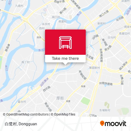 白鹭村 map
