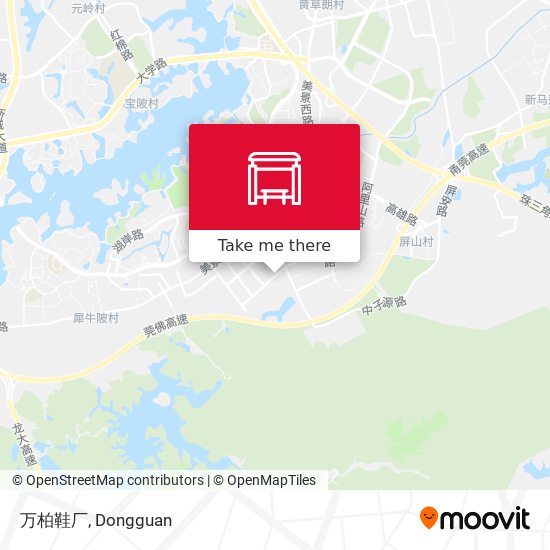 万柏鞋厂 map