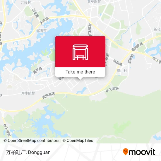 万柏鞋厂 map