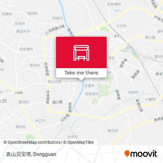 袁山贝宝塔 map
