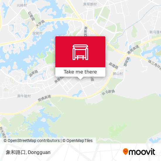 象和路口 map