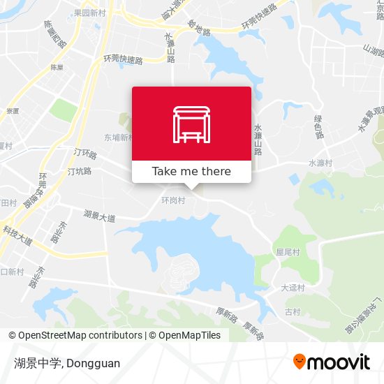湖景中学 map