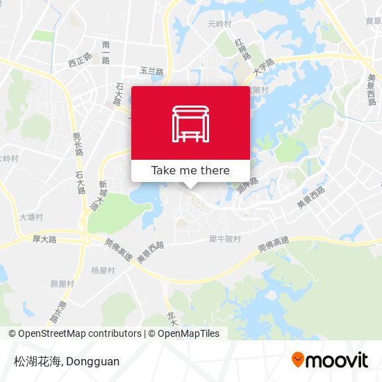 松湖花海 map