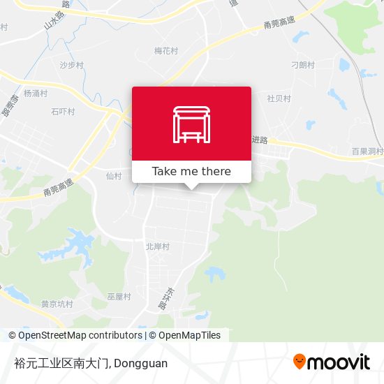裕元工业区南大门 map