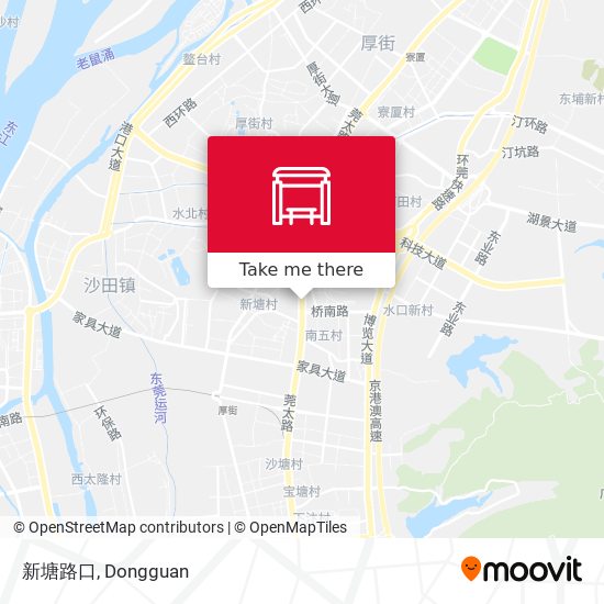 新塘路口 map