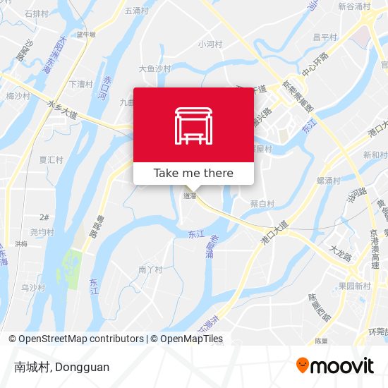 南城村 map