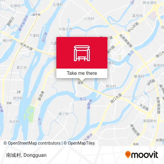 南城村 map