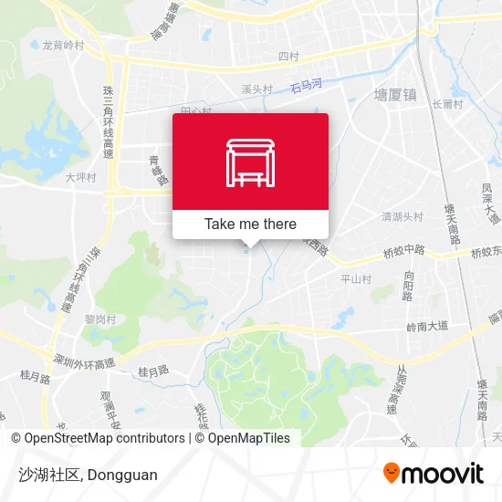 沙湖社区 map