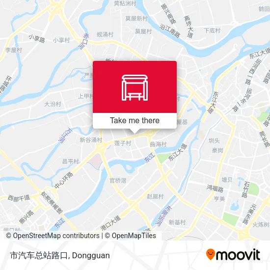 市汽车总站路口 map