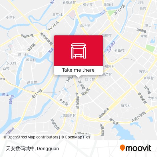 天安数码城中 map