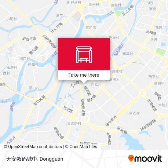 天安数码城中 map