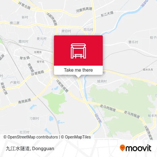 九江水隧道 map