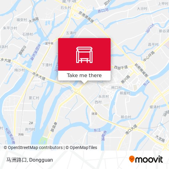 马洲路口 map