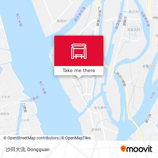 沙田大流 map