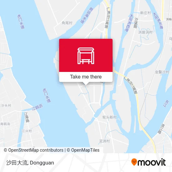 沙田大流 map