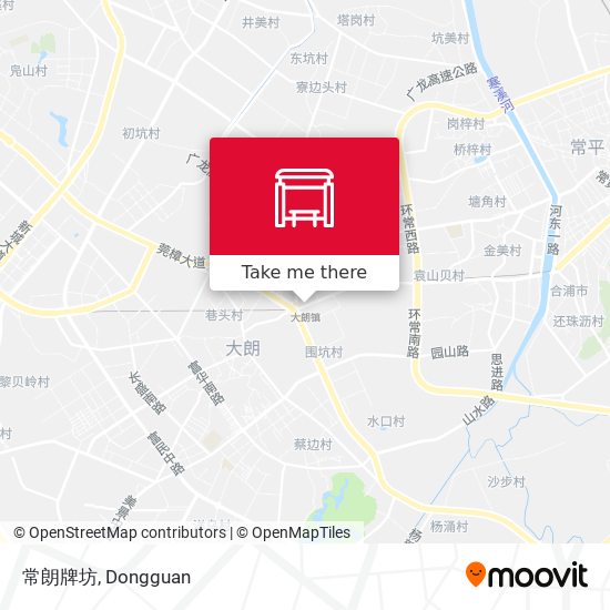 常朗牌坊 map