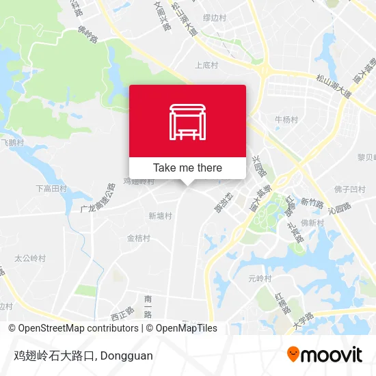 鸡翅岭石大路口 map