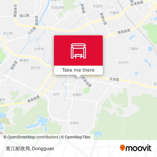 黄江邮政局 map