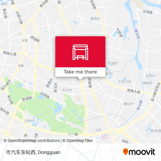 市汽车东站西 map
