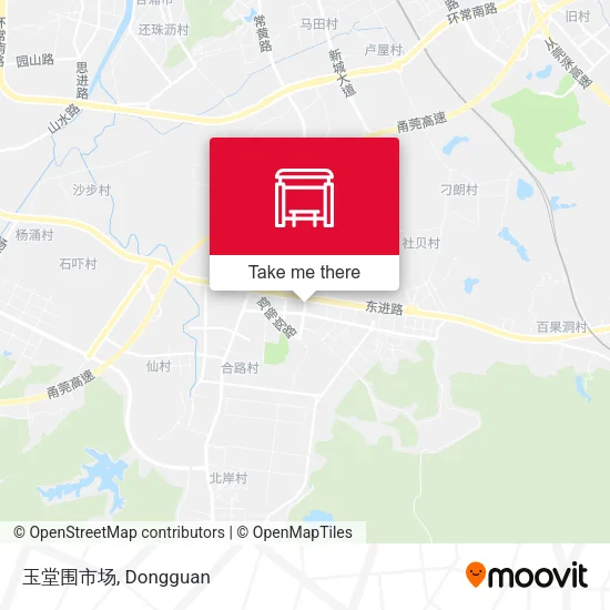 玉堂围市场 map