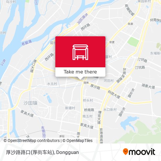 厚沙路路口(厚街车站) map