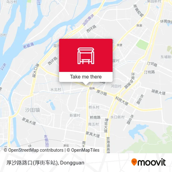 厚沙路路口(厚街车站) map