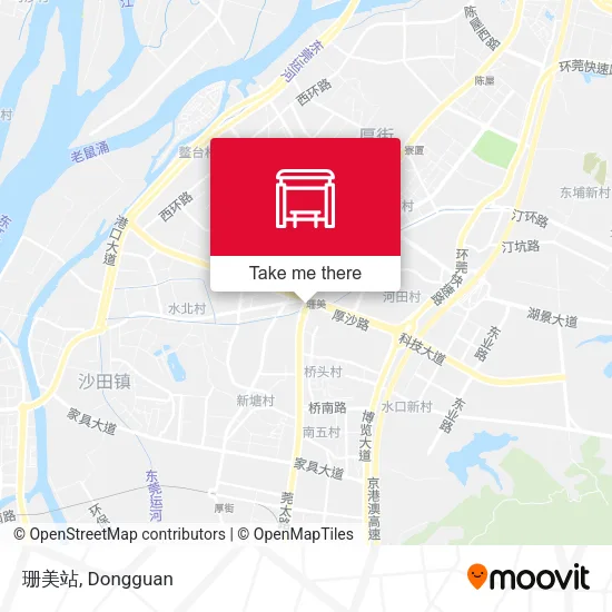 珊美站 map