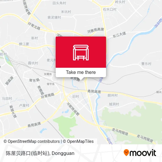 陈屋贝路口(临时站) map