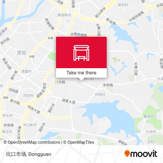 坑口市场 map
