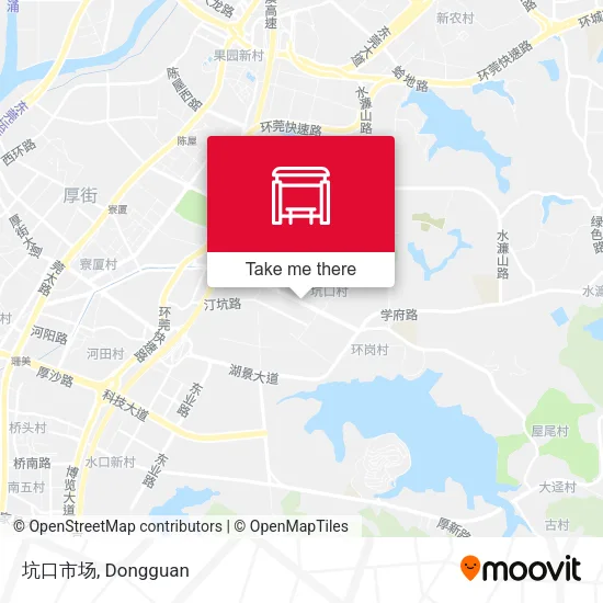 坑口市场 map