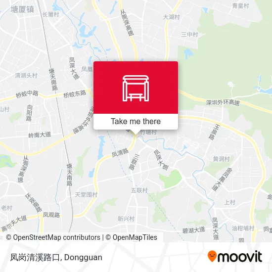 凤岗清溪路口 map
