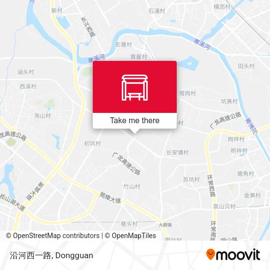 沿河西一路 map