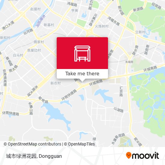 城市绿洲花园 map