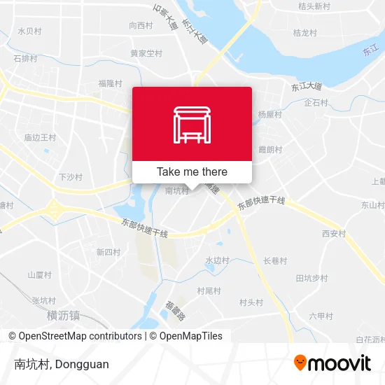 南坑村 map