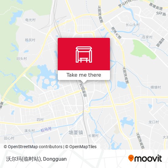 沃尔玛(临时站) map