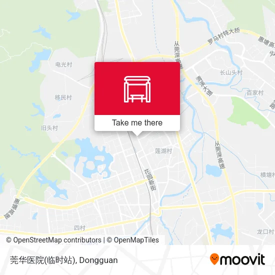 莞华医院(临时站) map
