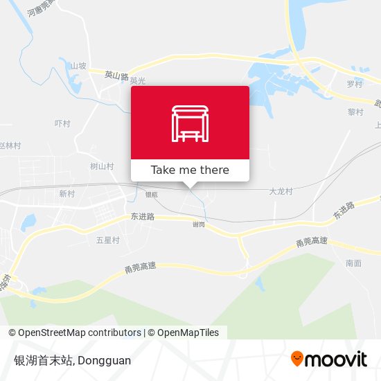 银湖首末站 map